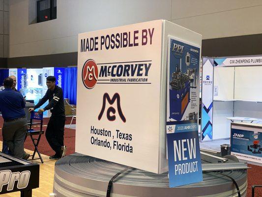 McCorvey Industrial Fabrication was so excited to partner with Production Products Inc. at ASHRAE 2020 in Orlando, FL!