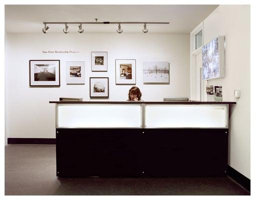 Reception desk at San Francisco Cameraworks