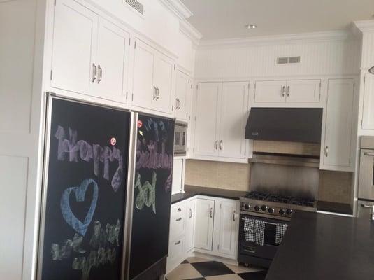 We do everything including refinishing and repainting kitchen cabinets to give your kitchen that facelift it needs.