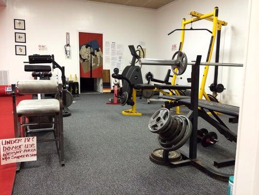 They have a really nice/convenient gym available to older members.