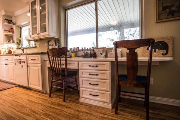 Make sure the kids are doing their home work with this kitchen.