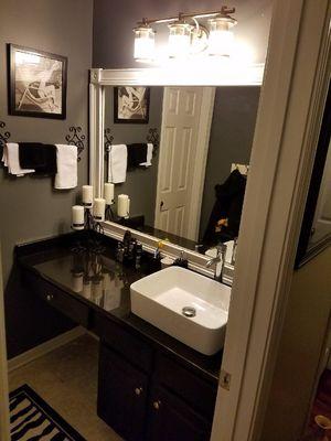 Black Absolute Vanity - Beautiful job!