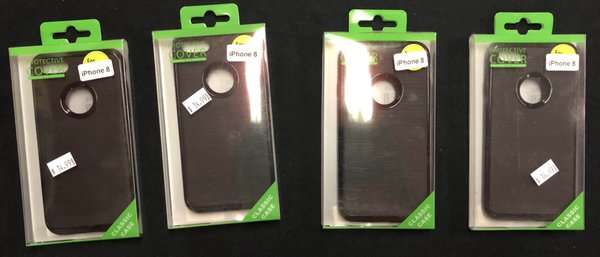 We carry a large variety of phone cases for all manufacturer model phones. Buy one get one half-off until August 31st. While supplies last!