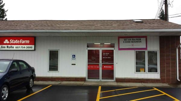 Front of Jim Rollo State Farm Endwell Office