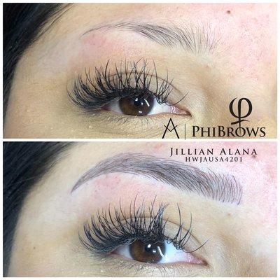 Microblading . Can we say transformation ! She wanted full... I gave her full!