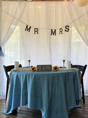 Sweetheart Table