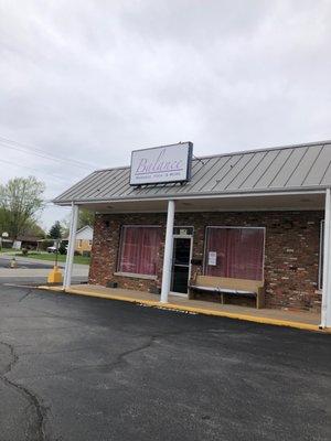 Front entrance of Balance Massage