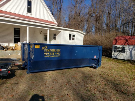 15 Yard dumpster rental