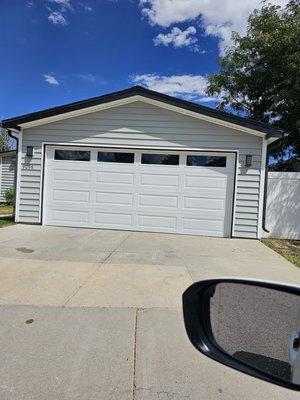 Love Mt New garage door thank you