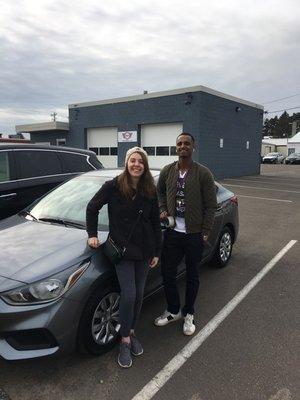 New car from DBT with Dawit