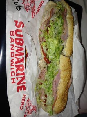 Amazingly delicious Club Sub Sandwich