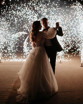 "Love that shines as bright as our sparklers  #HappilyEverAfter #VIIBZEntertainment #Wedding #DJ #DJs #LoveInTheAir"