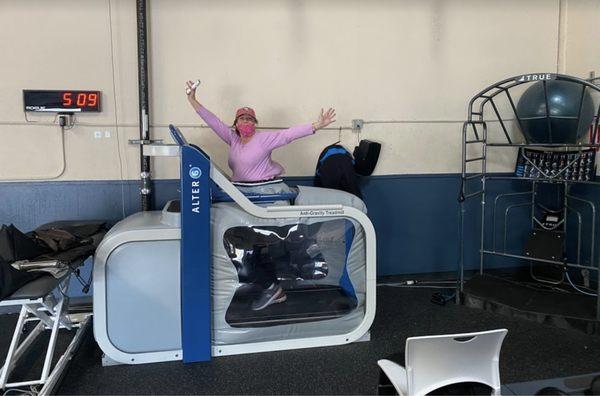 Anti-Gravity Treadmill.