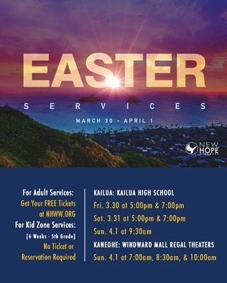 Easter Services 2018!