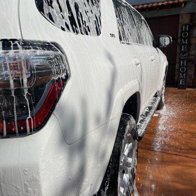 Mobile exterior detail, decontamination wash is our first step in insuring we give your vehicle the proper care.