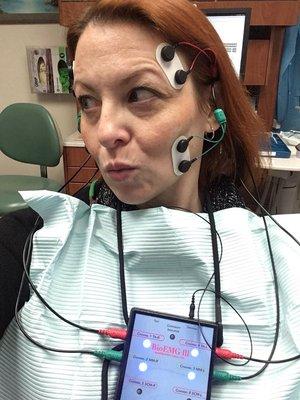 Getting my TMJ/DTR therapy on!