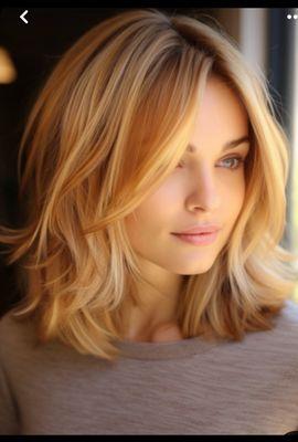 This is the photo I showed her on how I wanted my cut to look like.