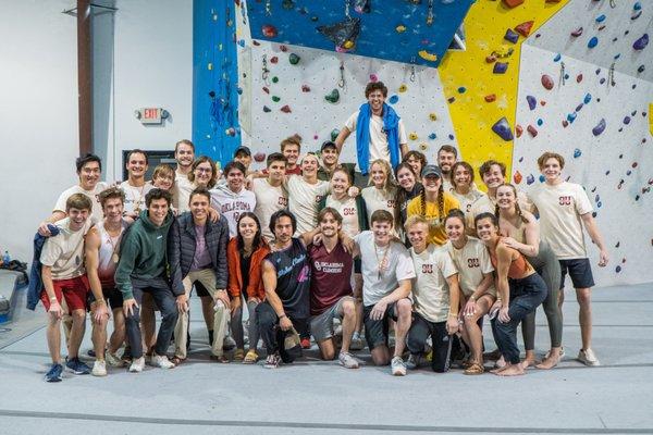 Home of the OU Climbing Team!