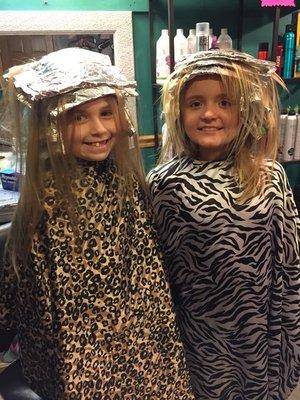 Best friend day! Girls and foils!