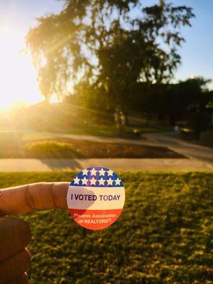 When your values are clear, it's easy to make decisions. Go vote!