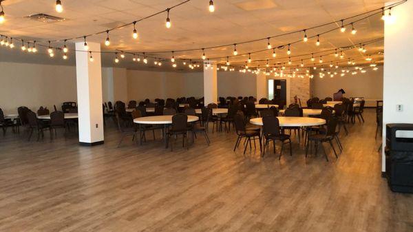 Ballroom available for rent for private or public event