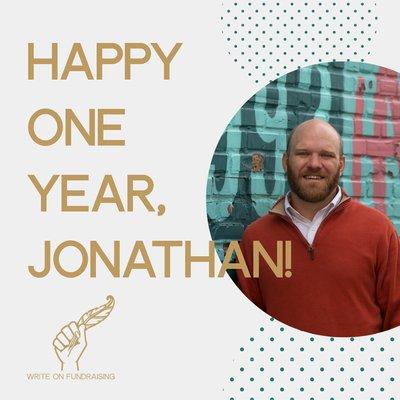 Happy One Year to Jonathan