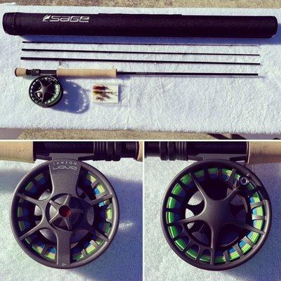 Sage Foundation 6wt/9' fly rod and Lamson Liquid 5+wt fly reel