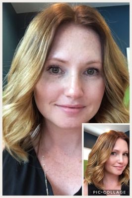 Loving my new color by Christine!  versatile styling cream is A MUST (they sell it right at the salon)