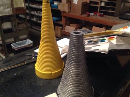 Not dunce hats but O ring size cones