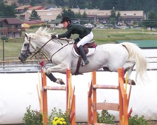 One of our customers, Lt. Kiji flying high in his equipment from the paddock!