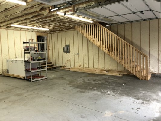 Walls and ceiling garage