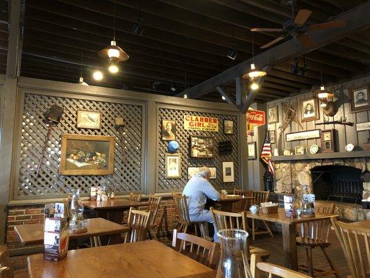 View of the dining area.