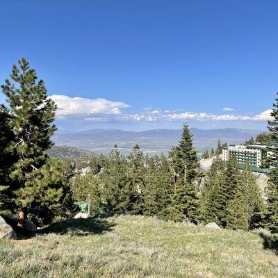 Looking east into Nevada, from Worldmark #2 Lake Tahoe.