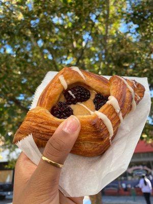 Vegan Blackberry Danish