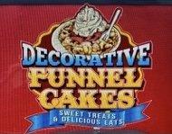 Decorative Funnel Cakes