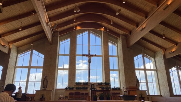 The nave of the church