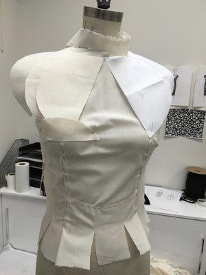 draping and making g the pattern