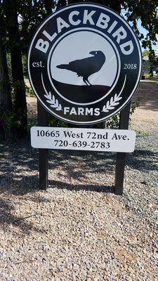 Farm sign