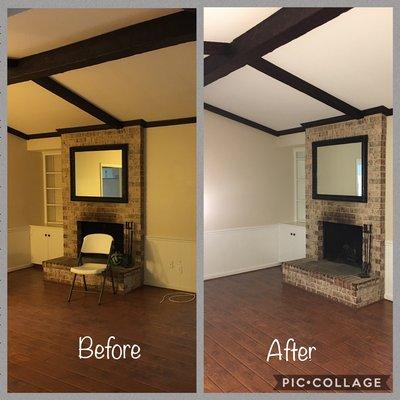 Before and After Residential Repaint