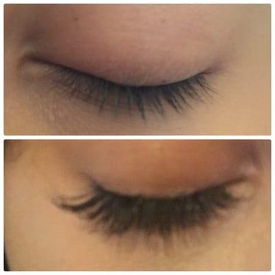 Olga did great on my eye lash extensions!