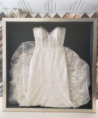 Wedding dress frame by Elaine