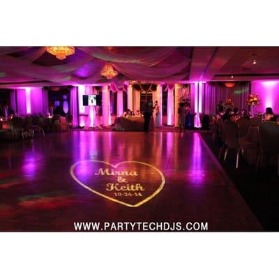 Gobos,uplighting,mist machines,tvs & top of the line sound systems! Www.partytechdjs.com