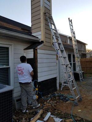 Siding repairs