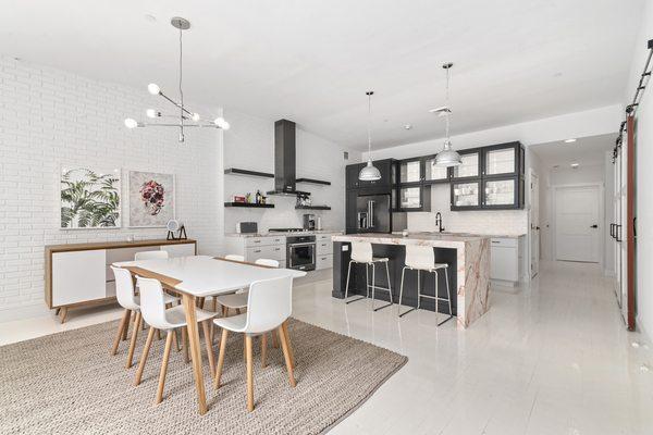 Kitchen and dining space