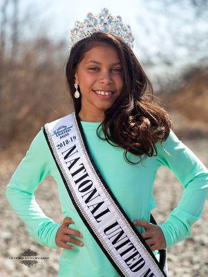 Beauty queen pageant headshot.