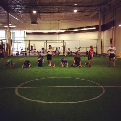 Our soccer training