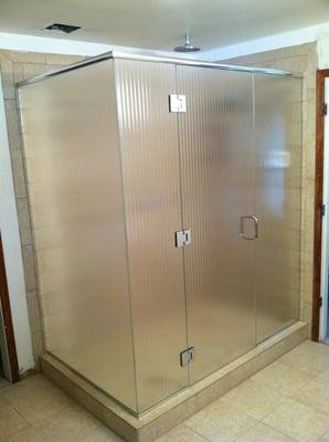 Custom shower doors and mirrors