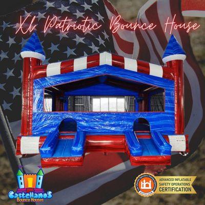 Xl Patriotic Bounce House Rental!