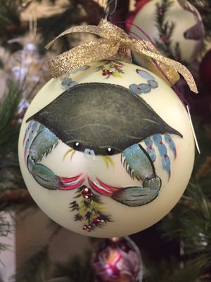 Crab ornament