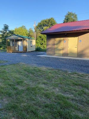 Bathroom and cabin